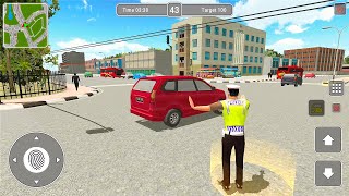 AAG Police Officer Simulator Traffic Mode - Polisi Mengatur Lalu Lintas | Android Gameplay #5 screenshot 2