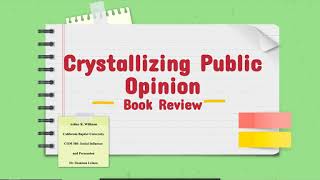 Bernay's Book Review Part 1