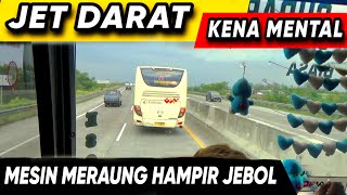 BALAPAN ADU POWER 😡 UDAH MENTOK MASIH KENA SIKAT !! HINO AK OPREKAN EMANG EDAN 🔥 Trip Report Bus