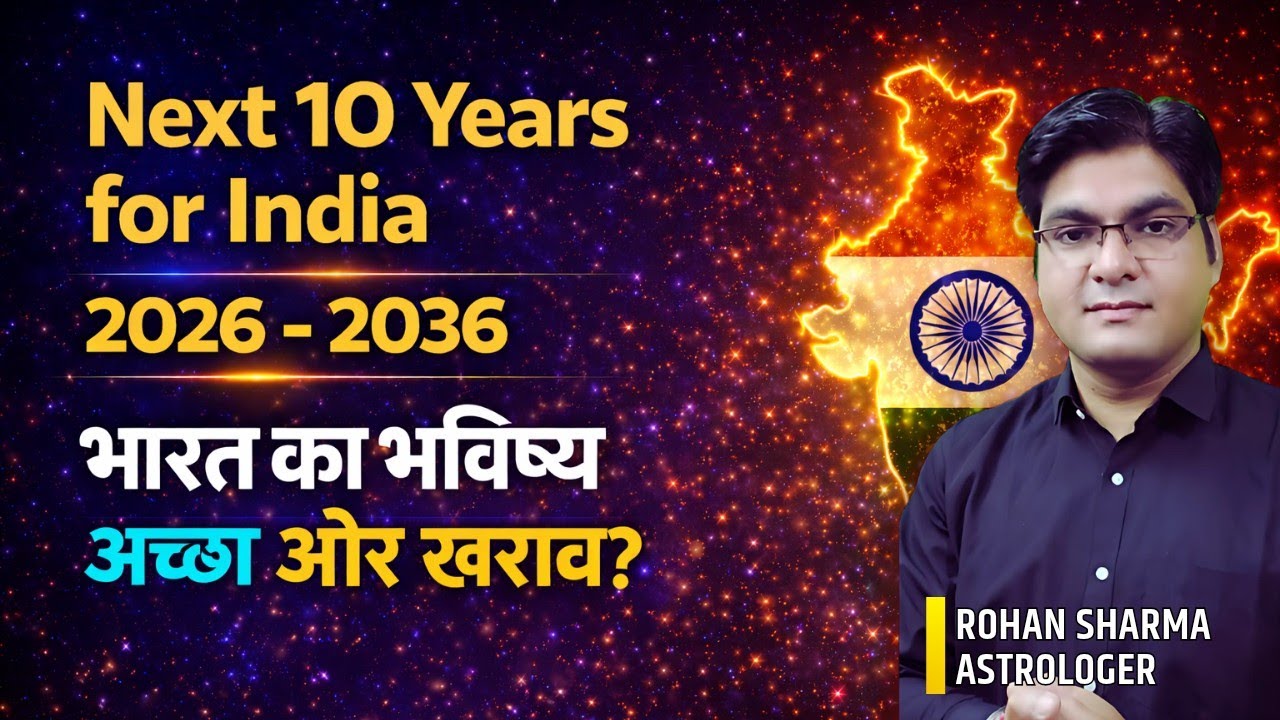 Next 10 Years for India 2026-2036 | Future of India | #jyotishandvastu | #RohanSharma