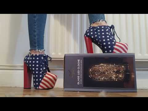 ASMR |Box stomp in heels