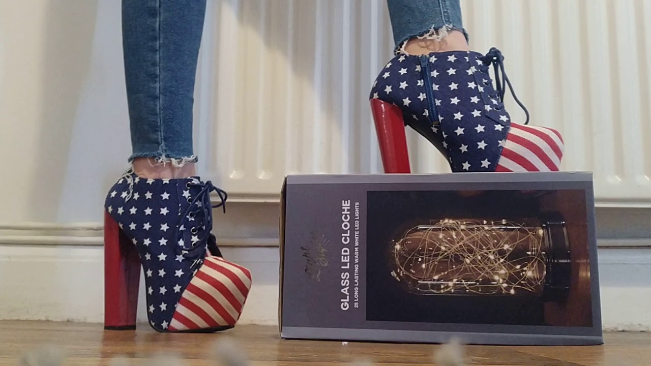 ASMR |Box stomp in heels