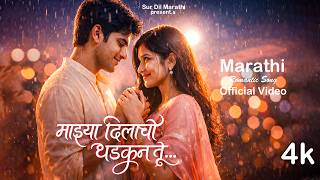 माझ्या दिलाची धडकन तू 💖| Romantic Marathi Love Song 2026 | Soft Piano Arpeggios| Pure Love Song 2026 screenshot 4