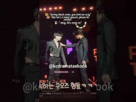 Taekook moment on stage❤️💜 #taehyung #jungkook #ytshorts #viralshort #love #taekook #vkook #v #jk