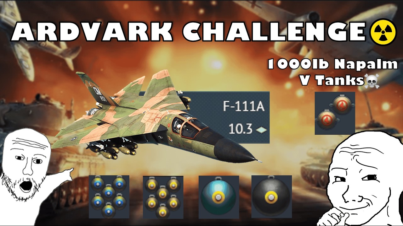 F-111A ARDVARK KILL-CHALLENGE🔥😭 [AMERICAN BIAS]