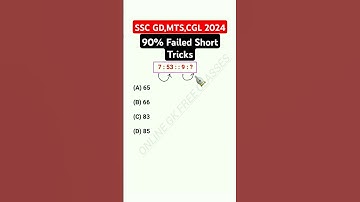 Reasoning tricks | ssc mts 2024 reasoning class ssc mts reasoning practice set #ssc #mts #shorts 3k