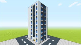 Minecraft Tutorial: How To Make A Easy Skyscraper \