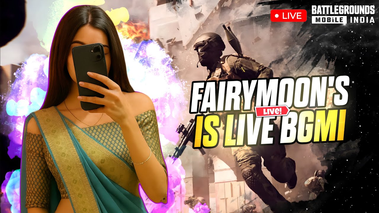FAIRYMOON'S LIVE🌙|BGMI LIVE🔴| Girl Gamer | Cute Rage Moments🤭| fun & entertaining Gameplay 
