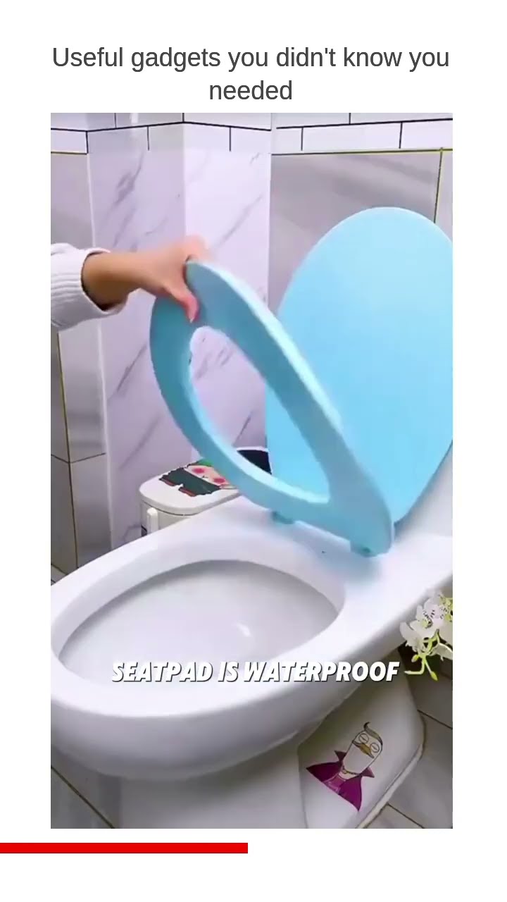Product link in Bio If you're looking for a soft and waterproof toilet seat pad, this is the one