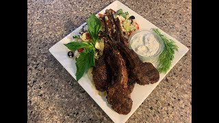 GRILLED MOROCCAN LAMB CHOPS & MEDITERRANEAN COUSCOUS!