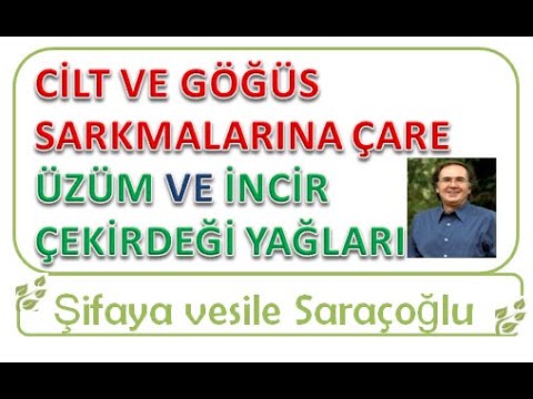 CİLT VE GÖĞÜS SARKMALARINIZDAN ÜZÜM VE İNCİR ÇEKİRDEĞİ YAĞLARIYLA KURTULUN ~ Şifaya vesile Saraçoğlu