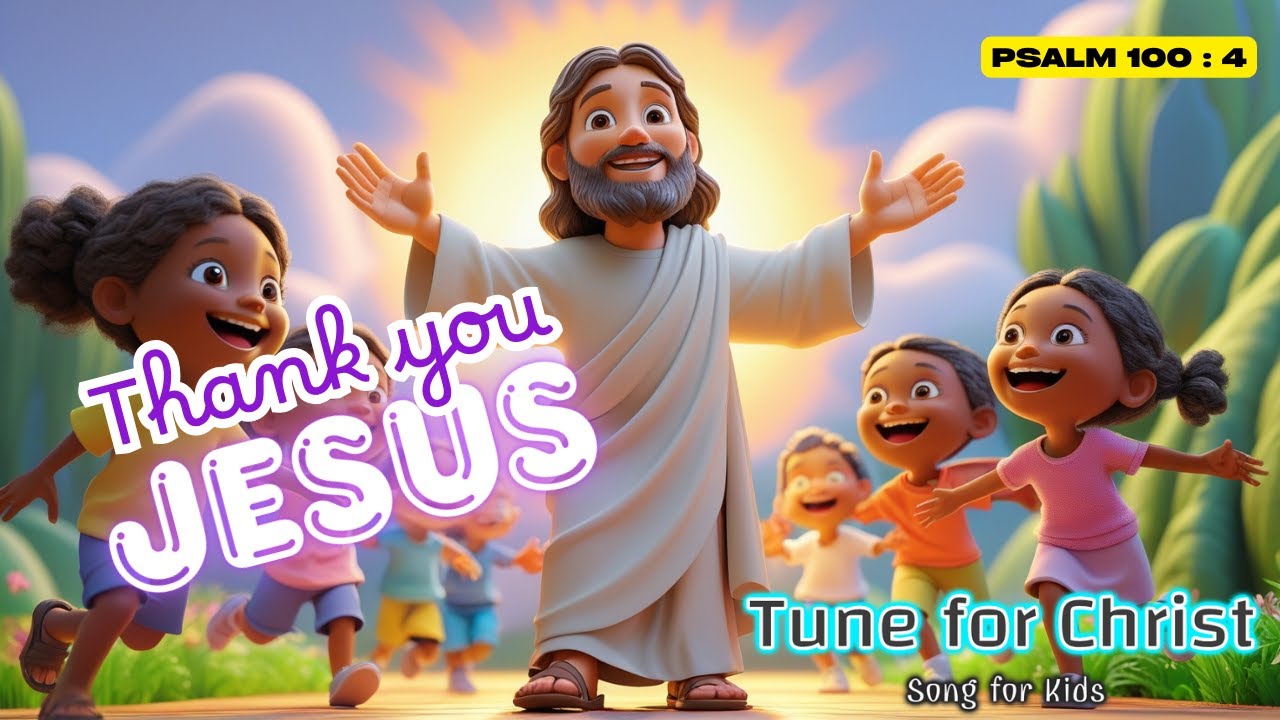 Thank You Jesus Song 🙏 | Easy Sunday School Song for Kids 