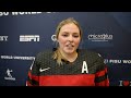 FISU 2023 - Women's Hockey - Celine Frappier Postgame