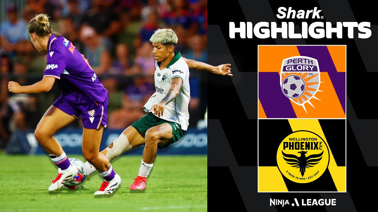 Perth Glory v Wellington Phoenix | SHARK HIGHLIGHTS | Ninja A-League 2025-25 | Round 7