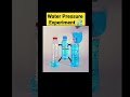 Water pressure experience #chemistry #science #beautiful #amazing