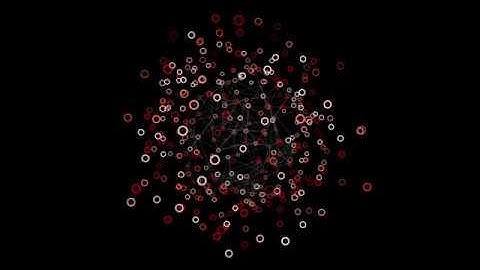 4K UHD Free Video Background Random Plexus Particles