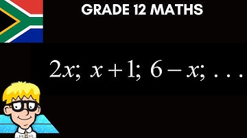 2a)Solve X Arithmetic Sequence Gr 12 | Try