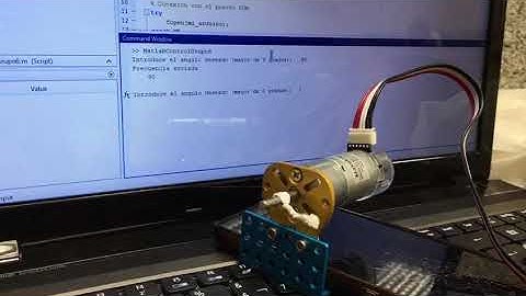 Control Motor DC con Matlab - Grupo 6 Robótica
