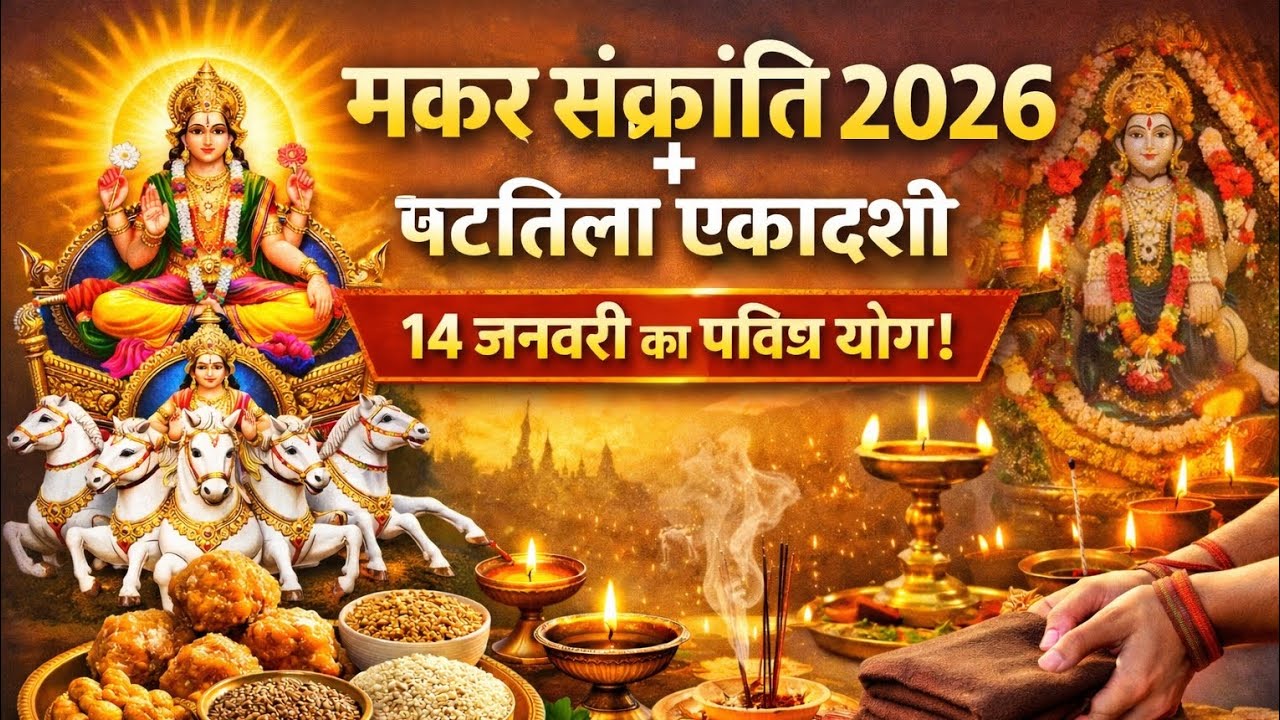 मकर संक्रांति 2026 || षटतिला एकादशी || 14 जनवरी का पवित्र योग !