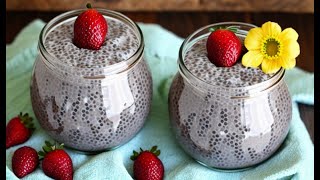 CHIA PUDDING  || MIXED FRUIT CHIA PUDDING|| HUSSLE FREE||DELICIOUS|| WEIGHT LOSS||