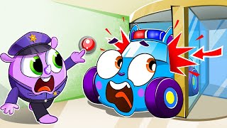 Be Careful with Revolving Doors! Best Police Chase by Baby Cars || Kids Songs and Stories