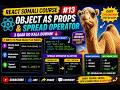 React Somali Course #13 🚀 Object as Props + Spread Operator Explained (Easy Way)