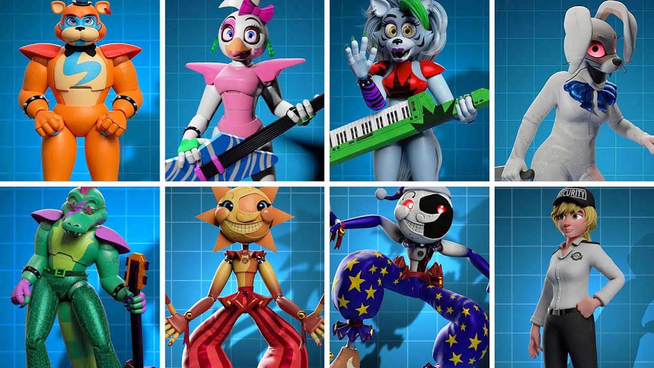 Список всех локаций в FNAF Security Breach