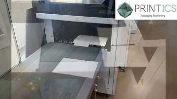 VIDEO U32590118 HUNKELER POPP 4 CUTTING MACHINE ROLL TO SHEET WITH STACKER