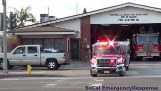 LACoFD Engine and Squad 116 Responding