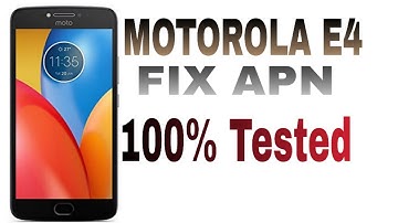 Moto e4 sprint xt1766 add apn solution 100% Tested