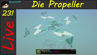 Die Propeller #231 - 21:00 Uhr - So geht Minecraft mit Benjamin - Minecraft 1.20.2 #live