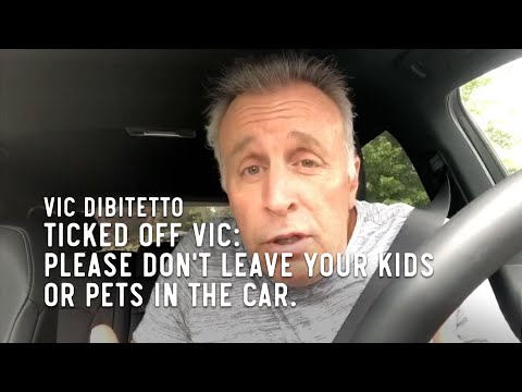 Ticked Off Vic: PLEASE don't leave your kids or pets in the car.
