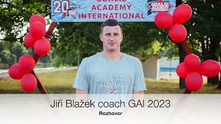 Jiří Blažek coach GAI 2023 - rozhovor