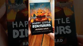 Happy Little Dinosaur Hazards Ahead expansion unboxing #happylittledinosaur #boardgames #unboxing