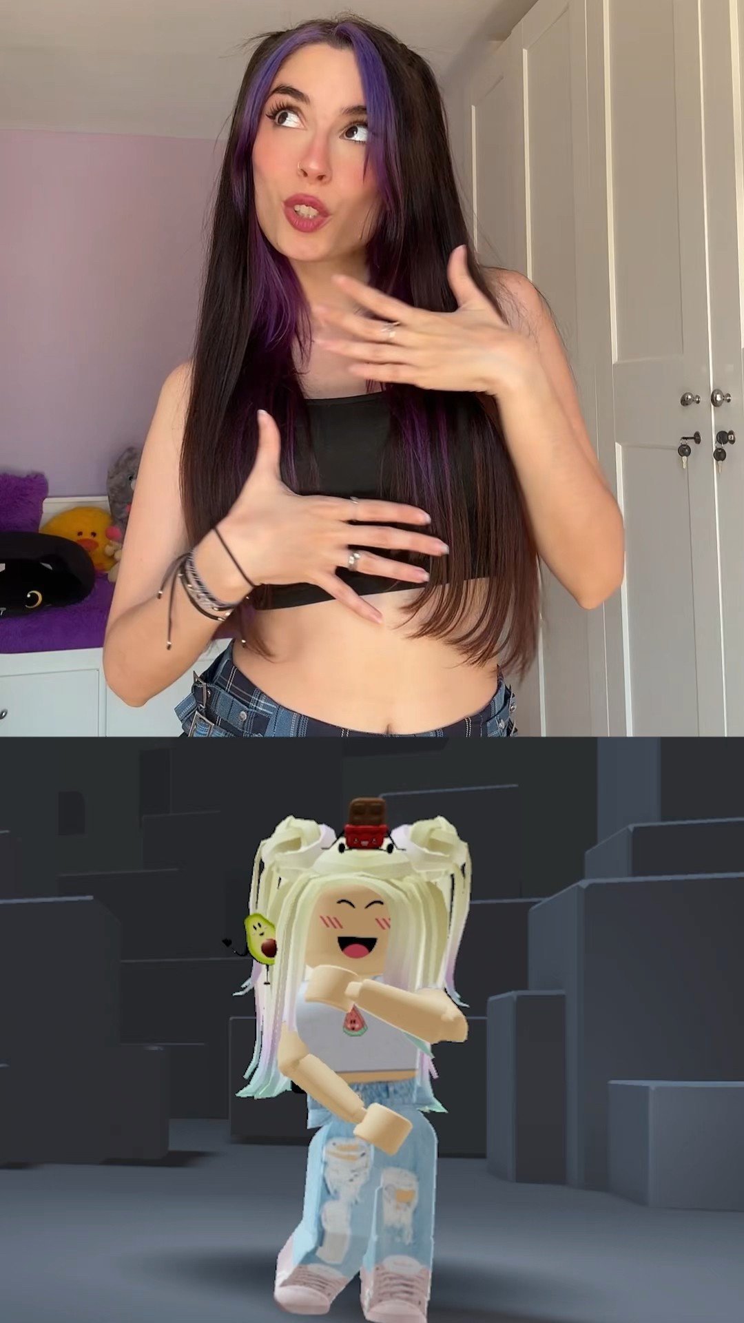APPLE DANCE ? ROBLOX VS LA VIDA REAL