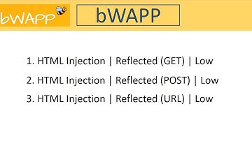 Html Injection - bWAAP ( Part-1 )