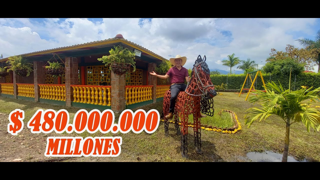 Finca Colonial para la venta en Santa Elena El Cerrito.$ 480.000.000. 3183270741.Alexis Serna.🏡🥑🥭🌳💑