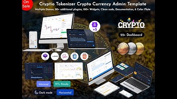 Crypto Tokenizer Admin - Tokenizer Admin Dashboard And Bootstrap 5 WebApp