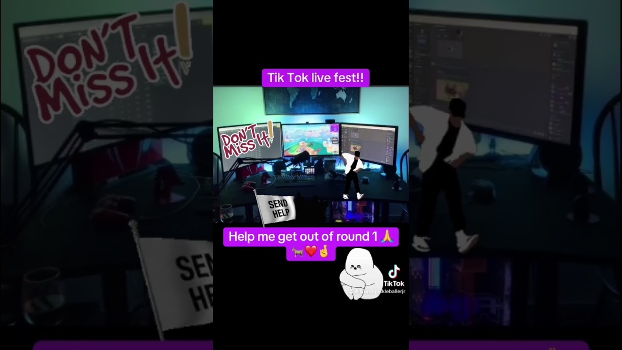 🎥First Tik Tok live fest today!🎥 Come help your boy make it out of round 1 🙏🫡 6:30 PM 