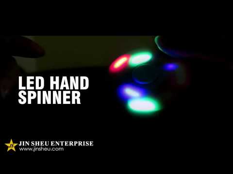 Hot! LED hand spinner stress relieve toy ハンドスピナー 閃燈指尖陀螺