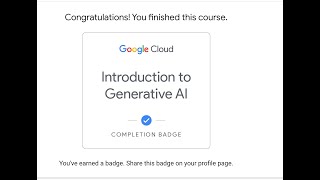 Introduction to Generative AI: Quiz Answers shorts