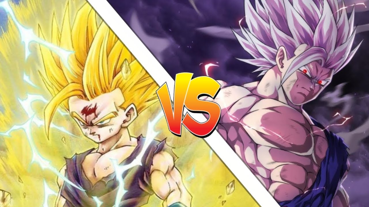 Gohan SS2 Form Vs Gohan New Form with Japanese theme song || Wriotaro