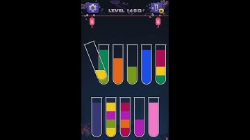 Sort Water Color Puzzle Level 1460