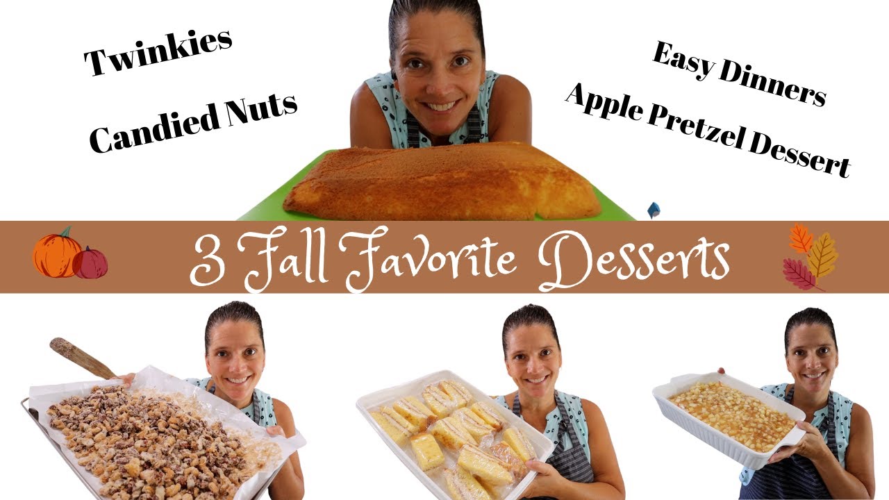 3 Fall Yummy Desserts plus Gather Your Fragments for the Weekend