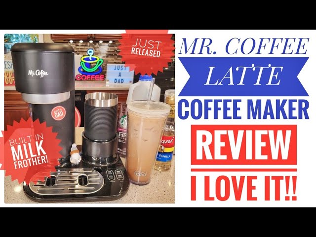 Mr. Coffee 4-in-1 Single-Serve Latte Iced and Hot Coffee Maker