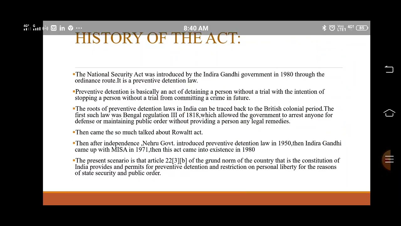 national security act 1980