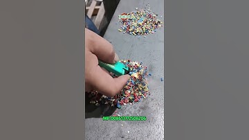 Mixed Plastic Sorting Machine, Automatic Plastic Separator Machine for PVC PE Plastic Pellet Sorting