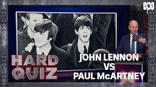 Quiz Show Tackles John Lennon Vs Paul Mccartney  Hard Quiz