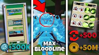 MAX Out Bloodlines/Elements, RYO, Rell Coins, and Spins | Shindo Life