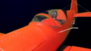 Dynam Peaks Biplane on a Roof!  Plane Modified With a Pilot Onboard!